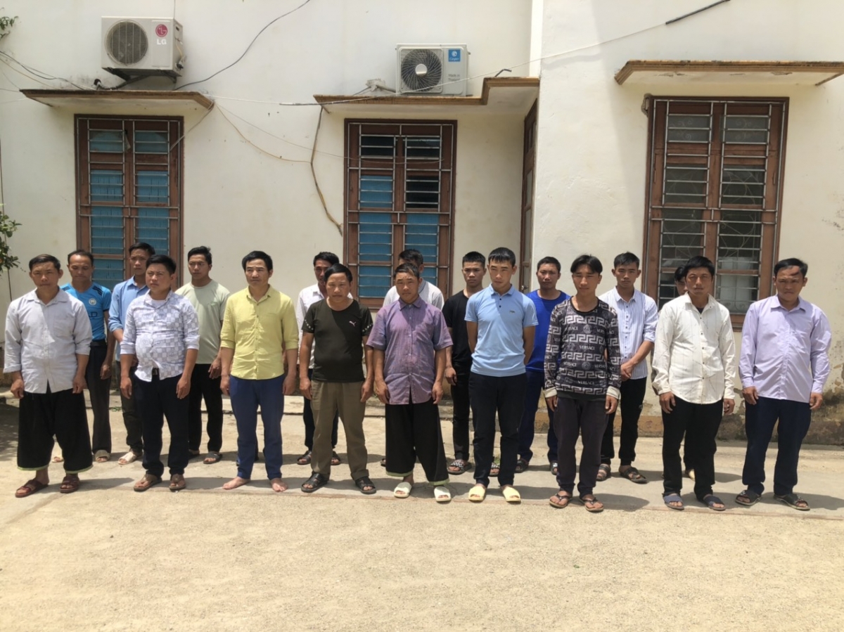 chọi trâu ăn tiền, 19 người bị khởi tố hành vi đánh bạc hình ảnh 1 choi trau an tien, 19 nguoi bi khoi to hanh vi danh bac hinh anh 1