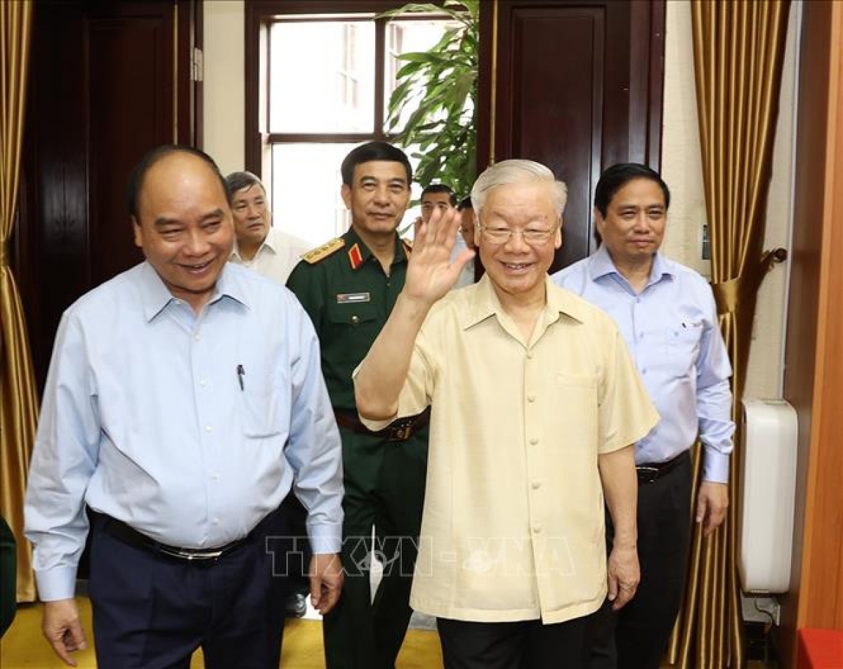 tổng bí thư nguyễn phú trọng toàn quân phải thực hiện tốt việc tự soi, tự sửa hình ảnh 1 tong bi thu nguyen phu trong toan quan phai thuc hien tot viec tu soi, tu sua hinh anh 1