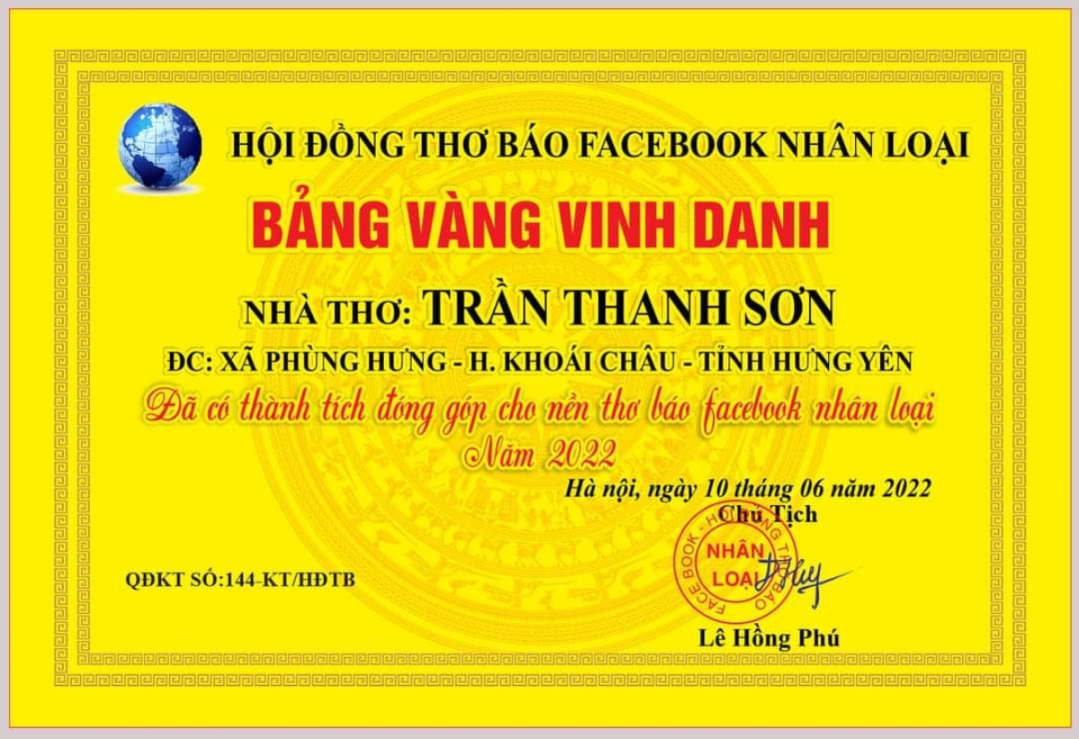 chu tich hoi nha van len tieng ve bang vang hoi dong tho bao facebook nhan loai hinh anh 3