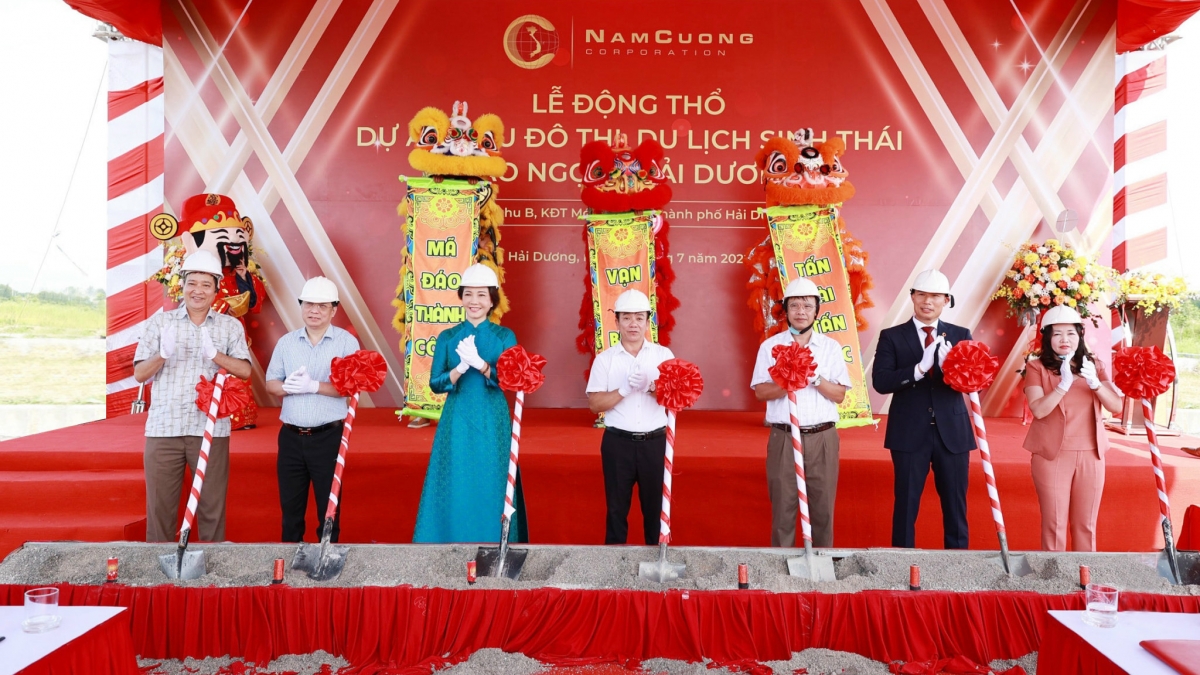 lễ Động thổ dự án khu đô thị, du lịch sinh thái Đảo ngọc hải dương hình ảnh 1 le Dong tho du an khu do thi, du lich sinh thai Dao ngoc hai duong hinh anh 1