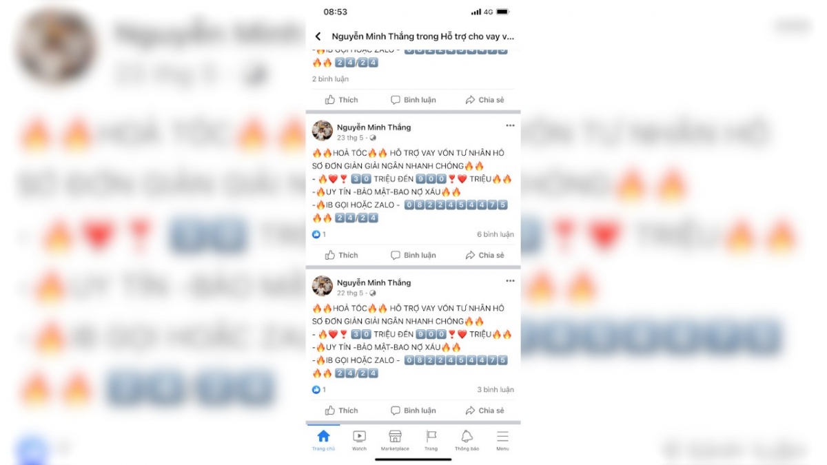 khoi to doi tuong lua dao 2,5 ty dong bang hinh thuc cho vay tien online hinh anh 2