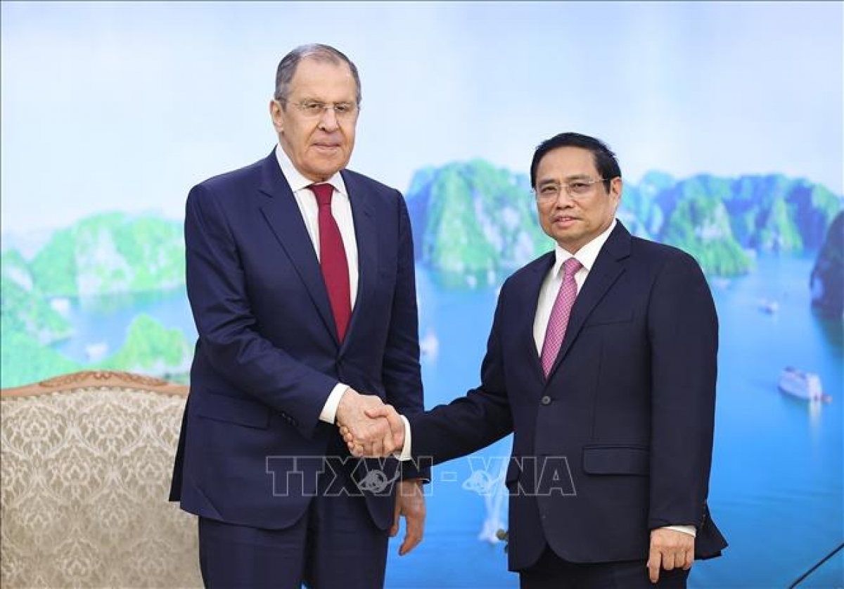 thủ tướng phạm minh chính tiếp bộ trưởng ngoại giao lb nga sergey lavrov hình ảnh 1 thu tuong pham minh chinh tiep bo truong ngoai giao lb nga sergey lavrov hinh anh 1