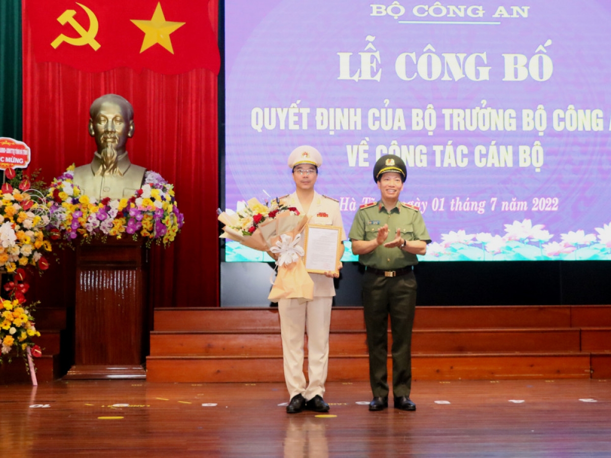 phó cục trưởng cục an ninh nội địa làm giám đốc công an tỉnh hà tĩnh hình ảnh 1 pho cuc truong cuc an ninh noi dia lam giam doc cong an tinh ha tinh hinh anh 1