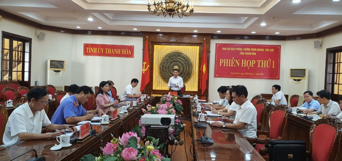 bí thư thanh hóa yêu cầu thành viên bcĐ chống tham nhũng phải trong sạch hình ảnh 1 bi thu thanh hoa yeu cau thanh vien bcD chong tham nhung phai trong sach hinh anh 1