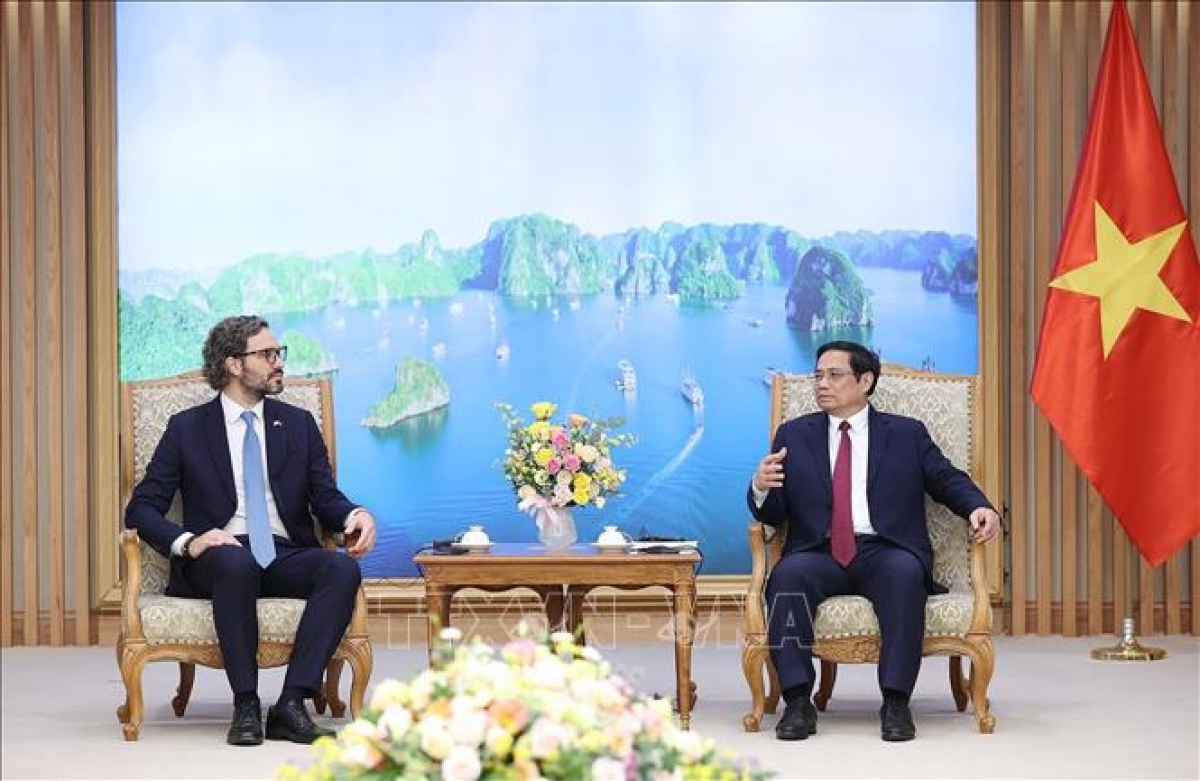 thủ tướng tiếp bộ trưởng ngoại giao, ngoại thương và tôn giáo cộng hòa argentina hình ảnh 1 thu tuong tiep bo truong ngoai giao, ngoai thuong va ton giao cong hoa argentina hinh anh 1