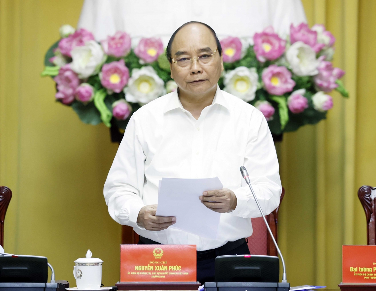 chủ tịch nước họp về Đề án tổng kết 10 năm thực hiện chiến lược bảo về tổ quốc hình ảnh 1 chu tich nuoc hop ve De an tong ket 10 nam thuc hien chien luoc bao ve to quoc hinh anh 1