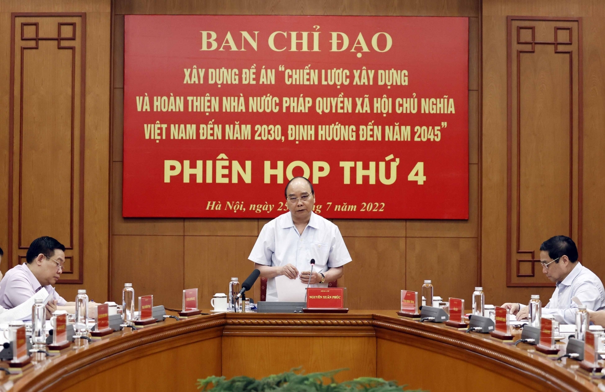 chu tich nuoc chu tri phien hop thu 4 ban chi dao xay dung nha nuoc phap quyen hinh anh 3