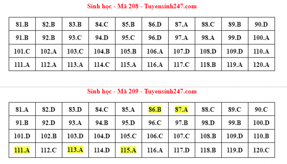cap nhat dap an de thi mon sinh hoc trong ky thi tot nghiep thpt 2022 hinh anh 3