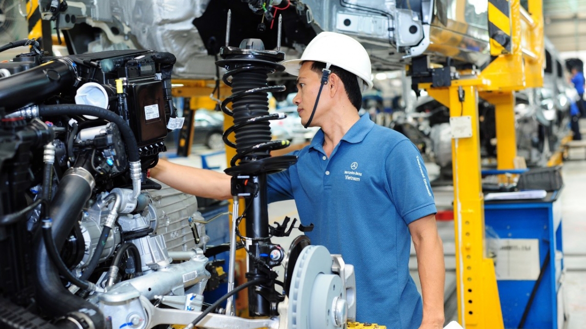 tỷ lệ nội địa hoá ô tô sản xuất trong nước mới đạt bình quân khoảng 7-10 hình ảnh 1 ty le noi dia hoa o to san xuat trong nuoc moi dat binh quan khoang 7-10 hinh anh 1