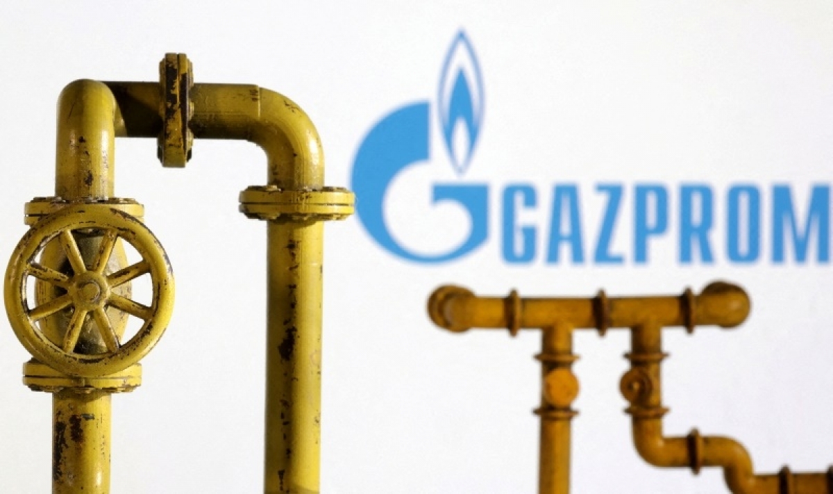 Đường ống khí đốt Gazprom. Ảnh: Reuters.