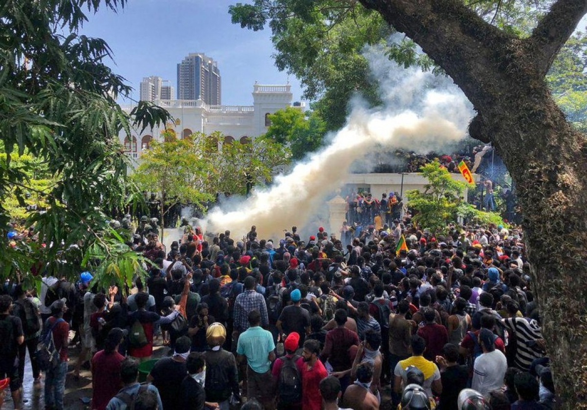 sri lanka bắt đầu bầu tổng thống mới, sóng gió liệu đã qua hình ảnh 1 sri lanka bat dau bau tong thong moi, song gio lieu da qua hinh anh 1