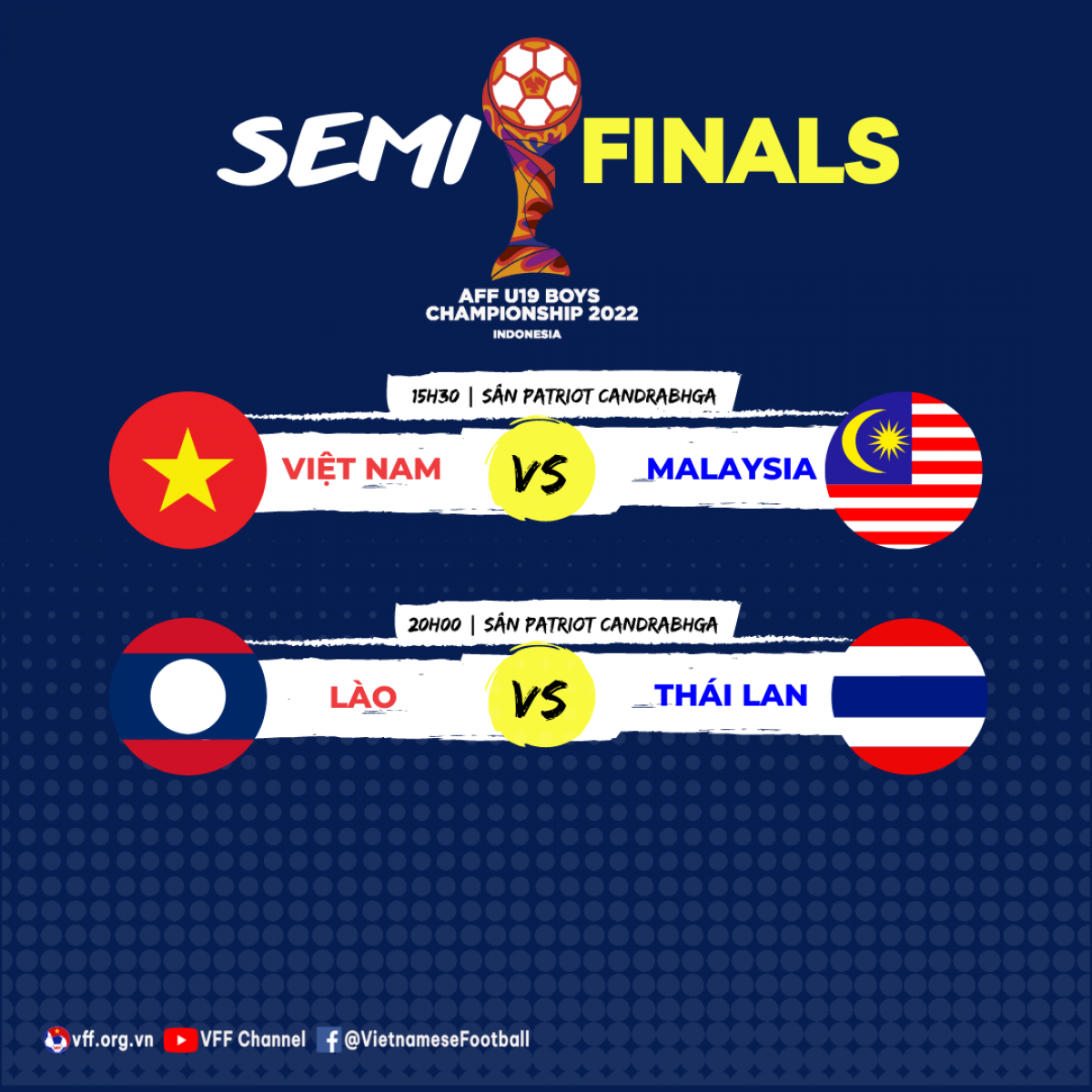 lịch thi đấu bán kết u19 Đông nam Á 2022 u19 việt nam gặp thử thách malaysia hình ảnh 1 lich thi dau ban ket u19 Dong nam A 2022 u19 viet nam gap thu thach malaysia hinh anh 1