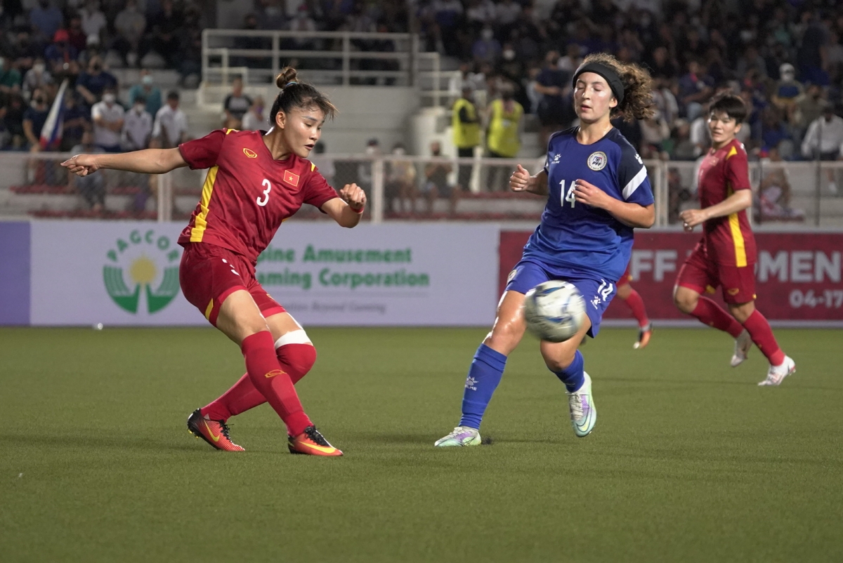 thua dam philippines, Dt nu viet nam tro thanh cuu vo dich aff cup nu hinh anh 10