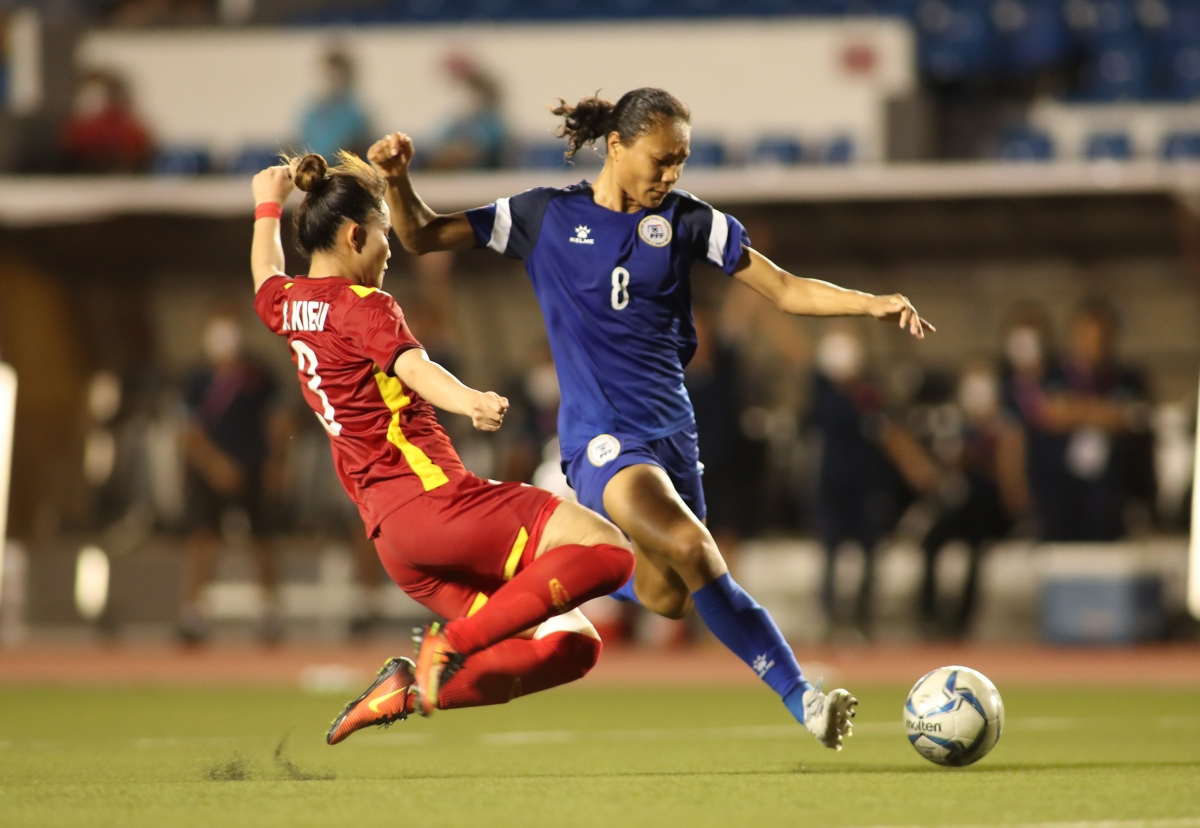 thua dam philippines, Dt nu viet nam tro thanh cuu vo dich aff cup nu hinh anh 8