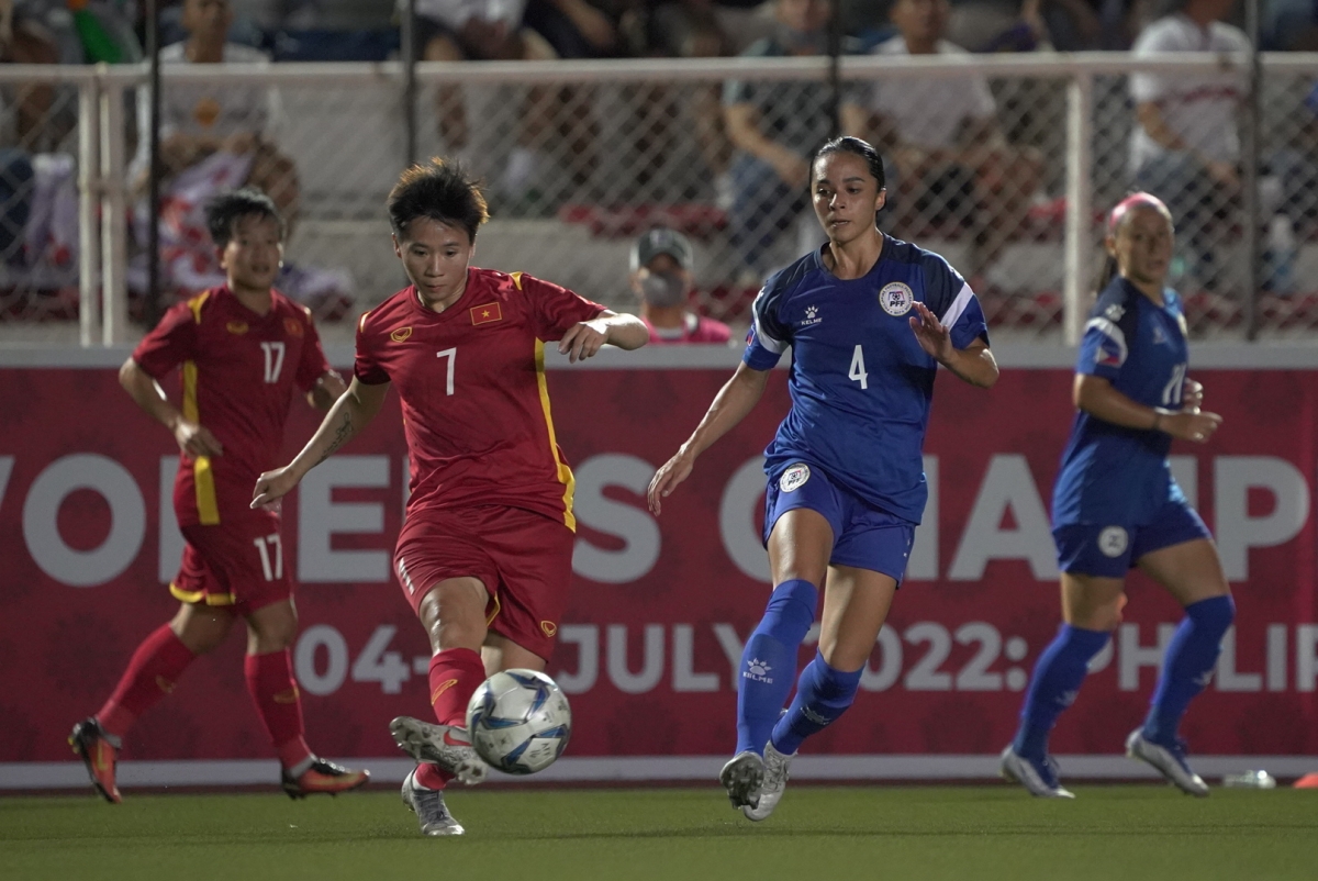 thua dam philippines, Dt nu viet nam tro thanh cuu vo dich aff cup nu hinh anh 4