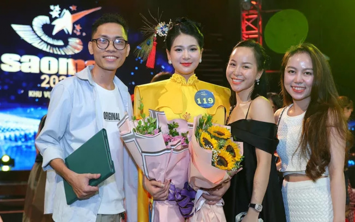 nguyen thi thu an vo oa khi chien thang tai dem thi sao mai khu vuc mien bac hinh anh 3