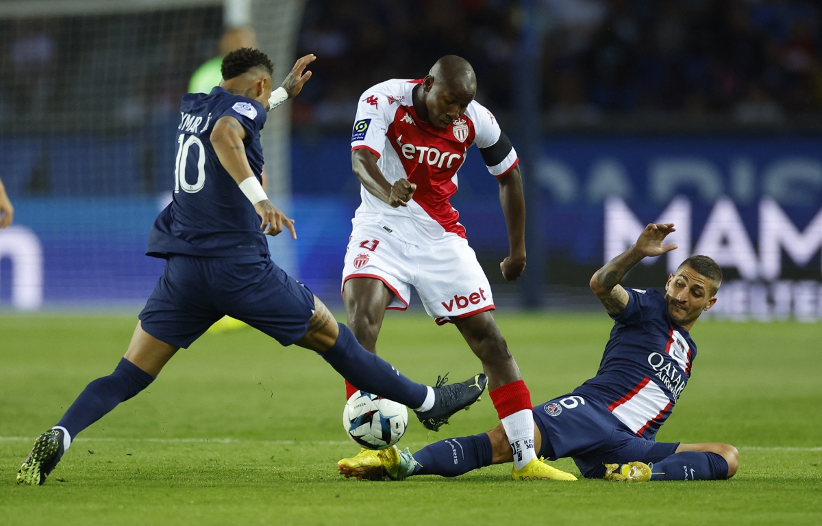 messi mbappe bo lo kho tin, psg bi monaco chia diem hinh anh 1