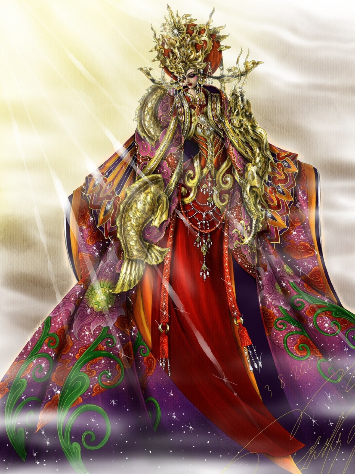 hé lộ 2 bộ trang phục dân tộc của Á hậu phương anh tại hoa hậu quốc tế 2022 hình ảnh 3 he lo 2 bo trang phuc dan toc cua A hau phuong anh tai hoa hau quoc te 2022 hinh anh 3