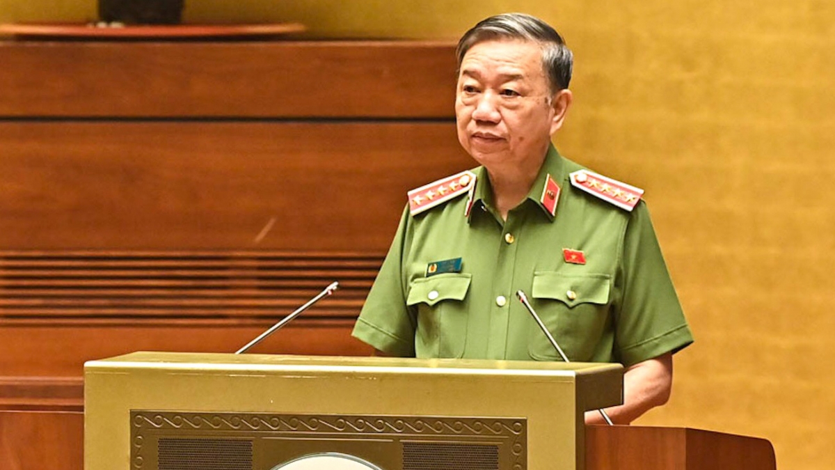 trực tiếp bộ trưởng bộ công an tô lâm trả lời chất vấn hình ảnh 1 truc tiep bo truong bo cong an to lam tra loi chat van hinh anh 1