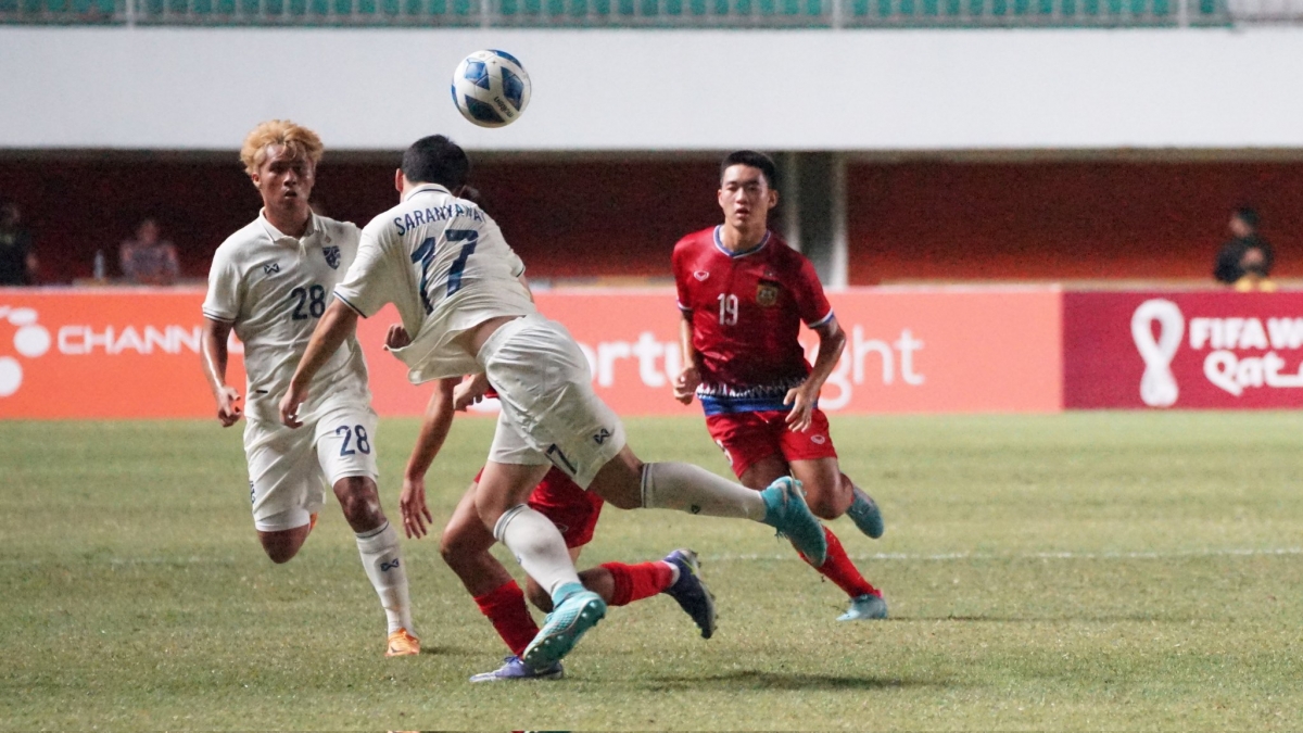 u16 lào tiếp sức giúp u16 việt nam sáng cửa vào bán kết u16 Đông nam Á hình ảnh 1 u16 lao tiep suc giup u16 viet nam sang cua vao ban ket u16 Dong nam A hinh anh 1