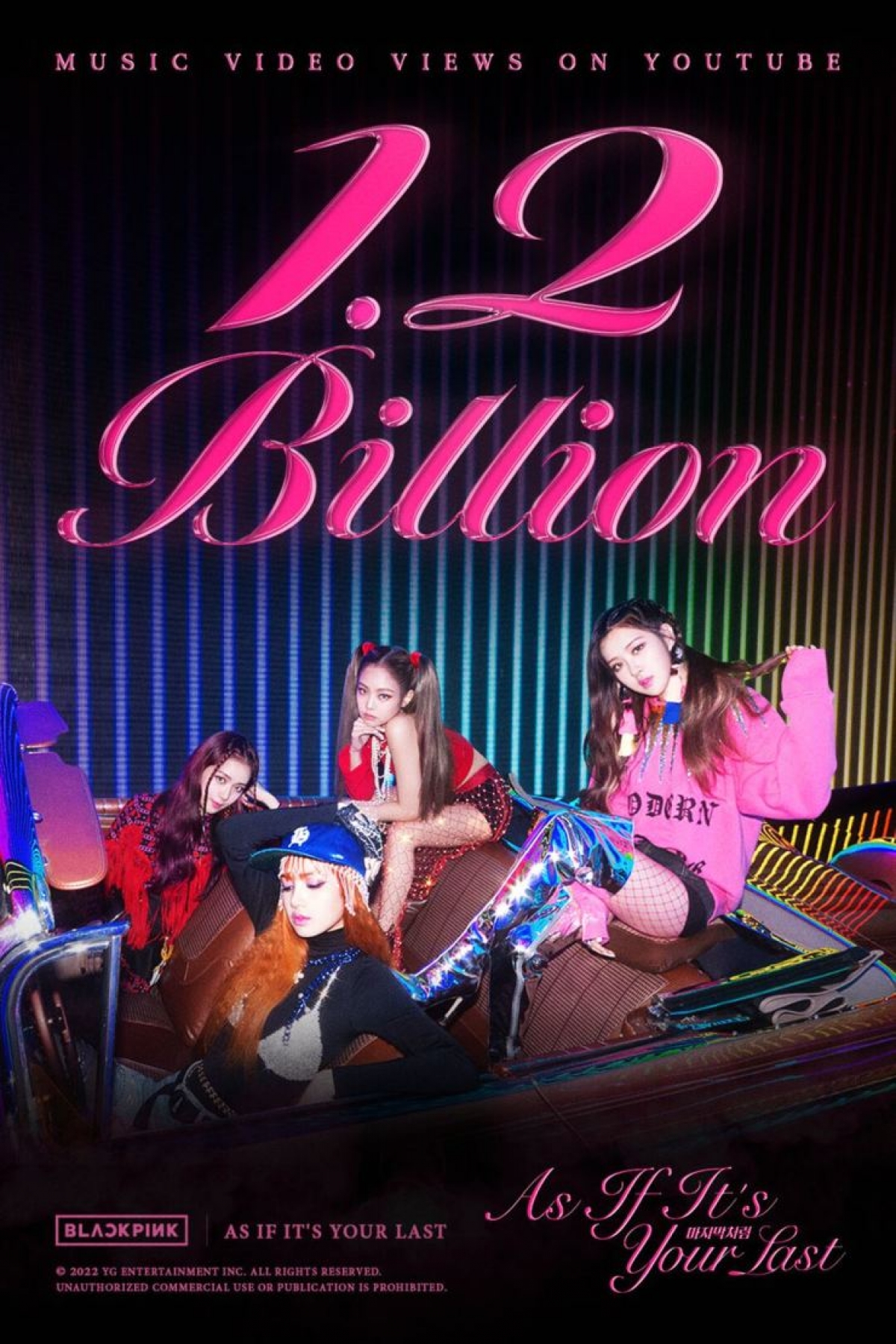 mv as if it s your last của blackpink vượt mốc 1,2 tỷ lượt xem trên youtube hình ảnh 1 mv as if it s your last cua blackpink vuot moc 1,2 ty luot xem tren youtube hinh anh 1