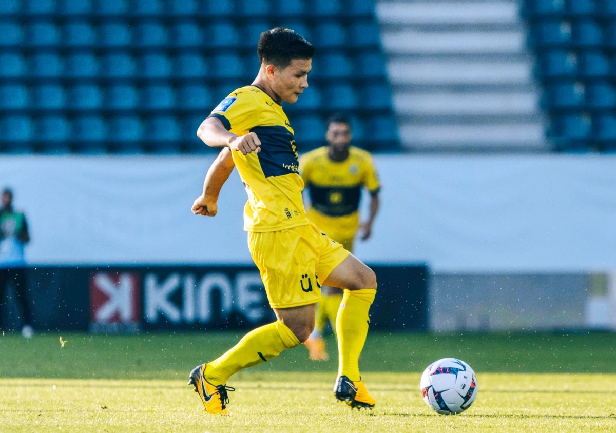 quang hải đá chính trong trận hòa ấn tượng của pau fc hình ảnh 1 quang hai da chinh trong tran hoa an tuong cua pau fc hinh anh 1