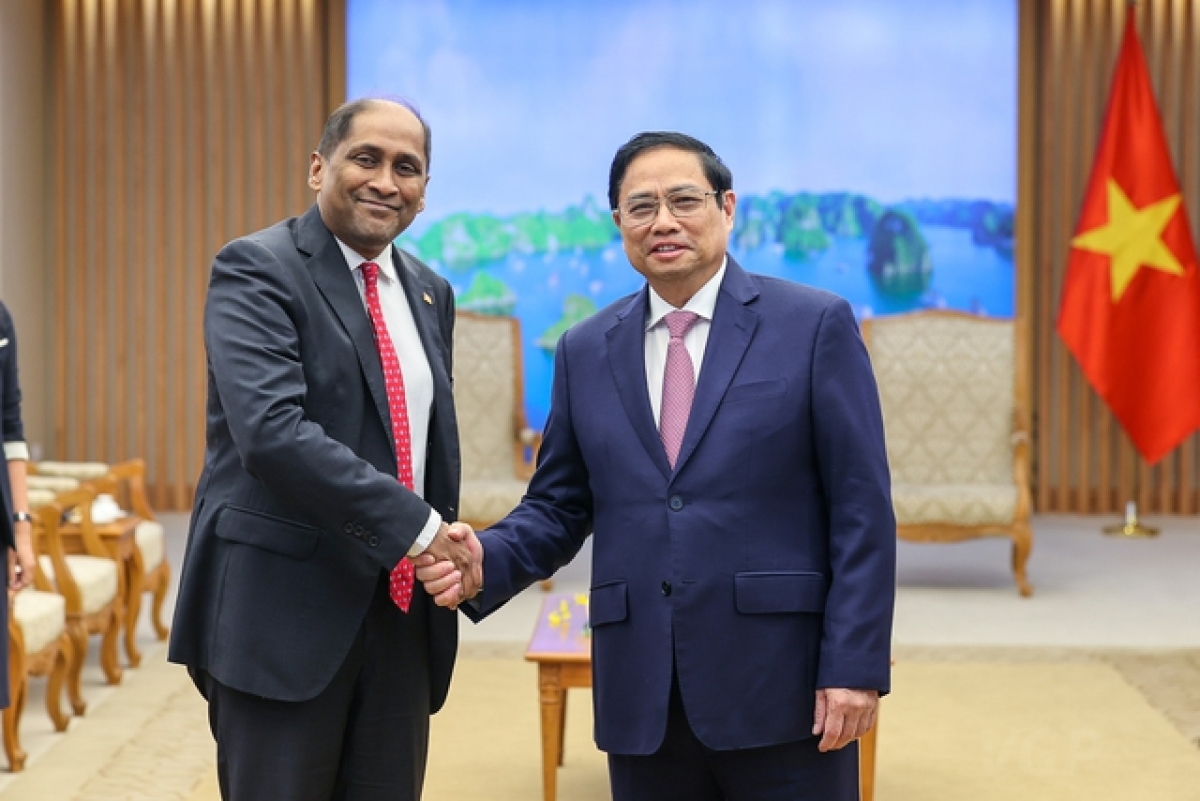 thủ tướng phạm minh chính tiếp Đại sứ singapore và giám đốc quỹ temasek hình ảnh 1 thu tuong pham minh chinh tiep Dai su singapore va giam doc quy temasek hinh anh 1