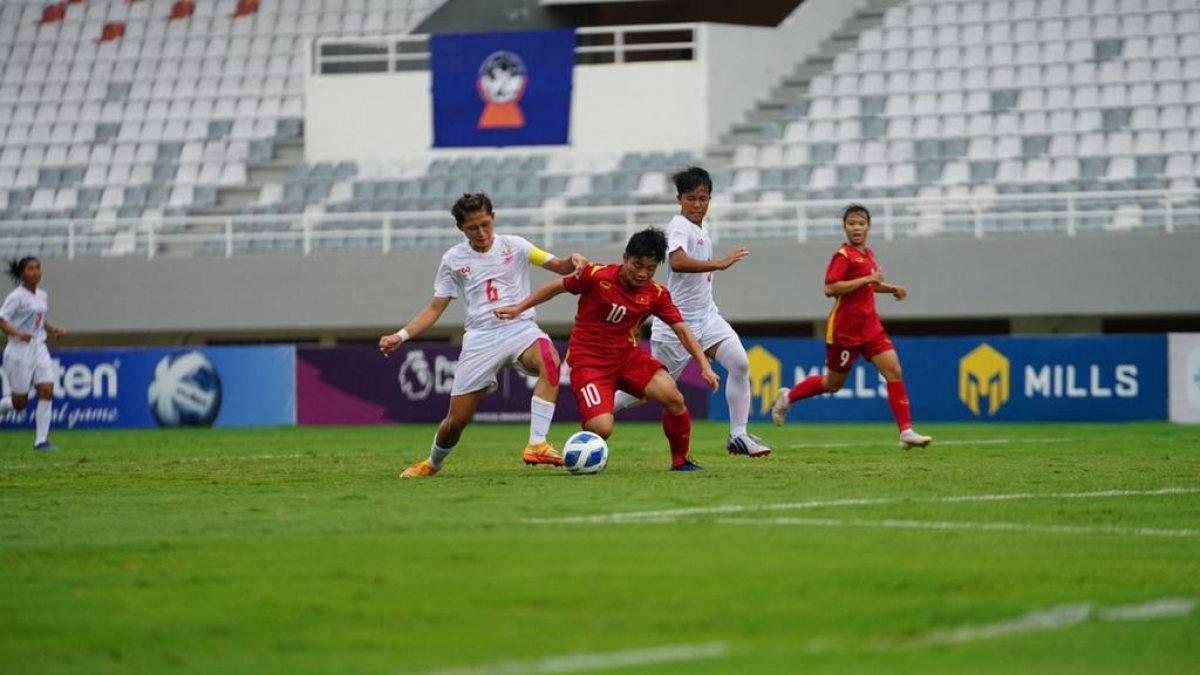 u18 nữ việt nam vào chung kết tranh chức vô địch u18 nữ Đông nam Á 2022 hình ảnh 1 u18 nu viet nam vao chung ket tranh chuc vo dich u18 nu Dong nam A 2022 hinh anh 1