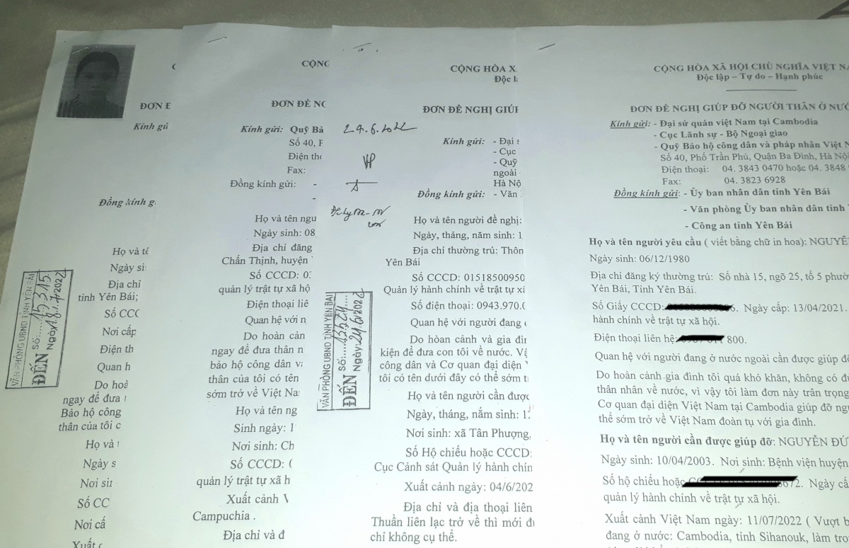 yen bai Dam nuoc mat vi chieu lua xuat khau lao dong hinh anh 2