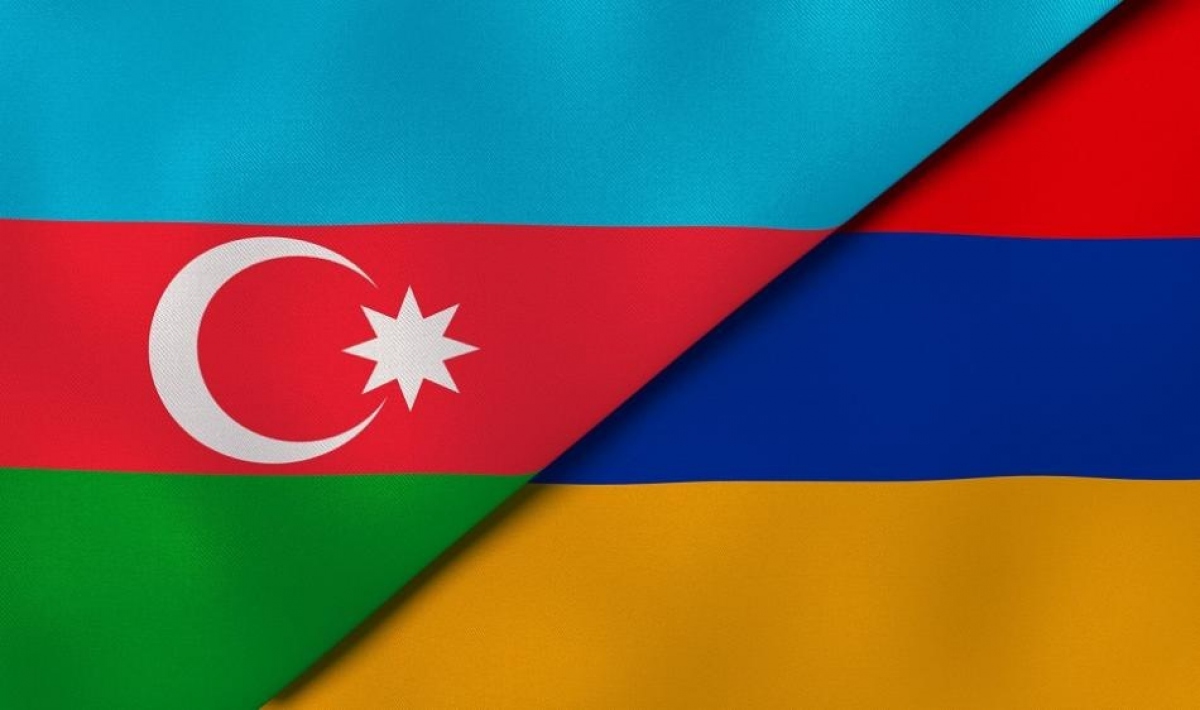 Cờ Azerbaijan và Armenia. Ảnh: Commonplace
