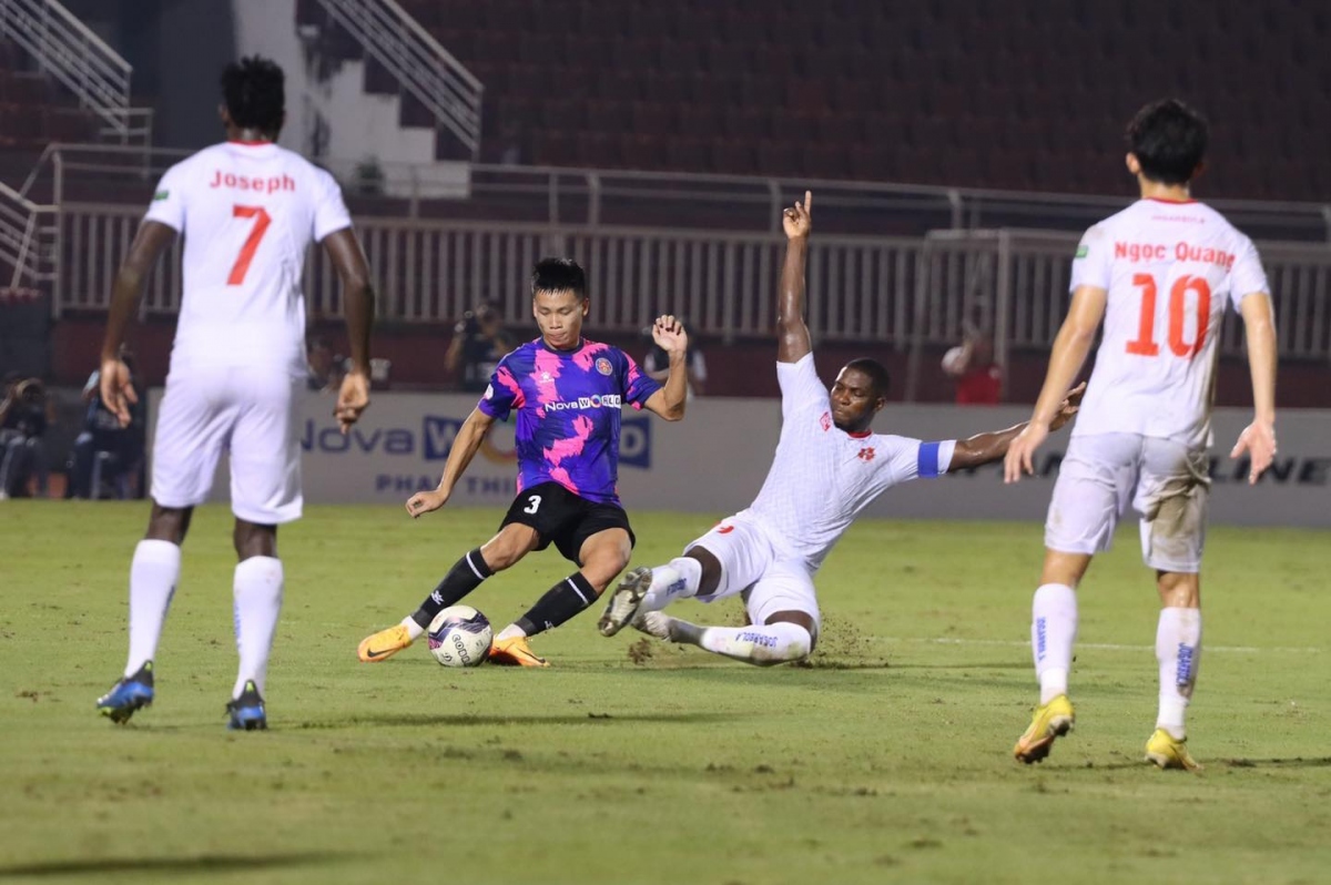 thắng sát nút sài gòn fc, hải phòng tạm dẫn đầu v-league 2022 hình ảnh 1 thang sat nut sai gon fc, hai phong tam dan dau v-league 2022 hinh anh 1