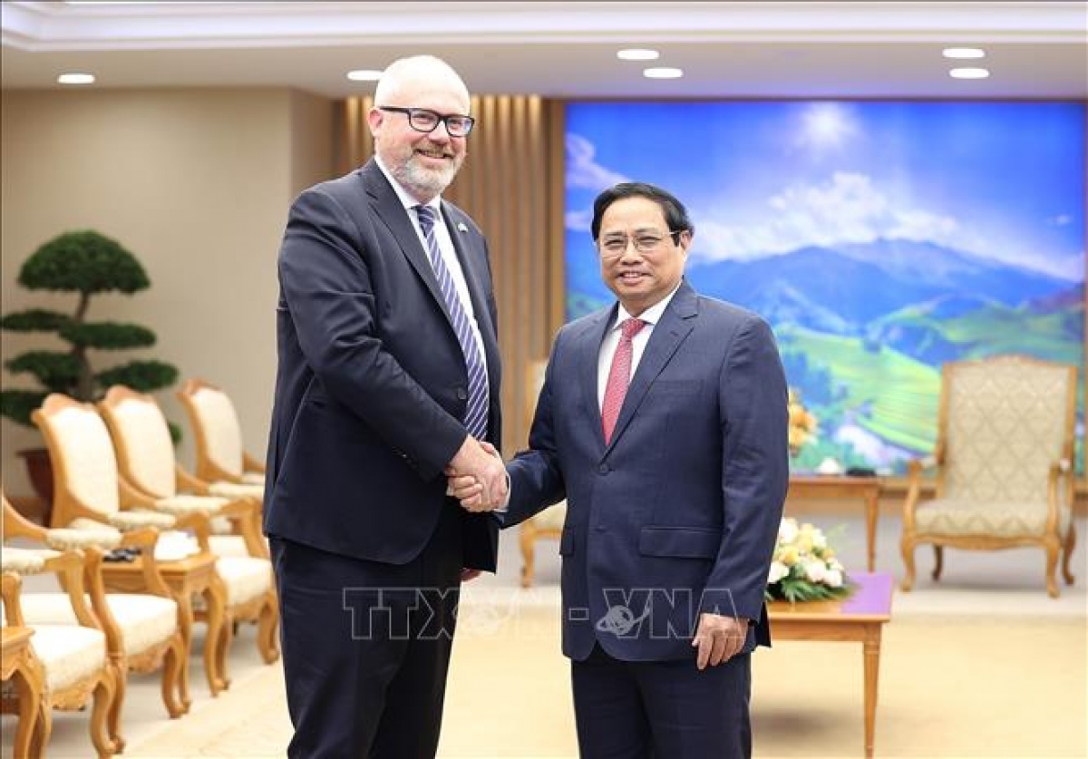 thủ tướng tiếp Đồng bộ trưởng phụ trách thương mại và sản xuất australia hình ảnh 1 thu tuong tiep Dong bo truong phu trach thuong mai va san xuat australia hinh anh 1