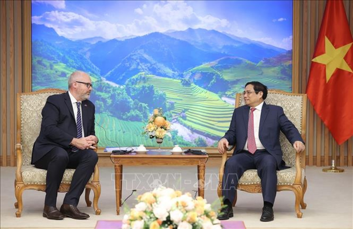thu tuong tiep Dong bo truong phu trach thuong mai va san xuat australia hinh anh 2