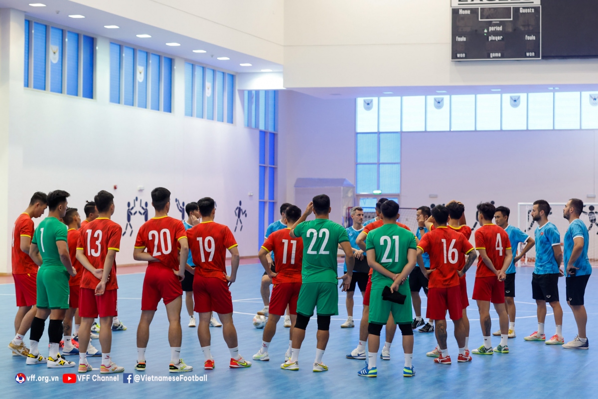 Đt futsal việt nam sẵn sàng đọ sức với Đt nhật bản ở giải châu Á hình ảnh 1 Dt futsal viet nam san sang do suc voi Dt nhat ban o giai chau A hinh anh 1