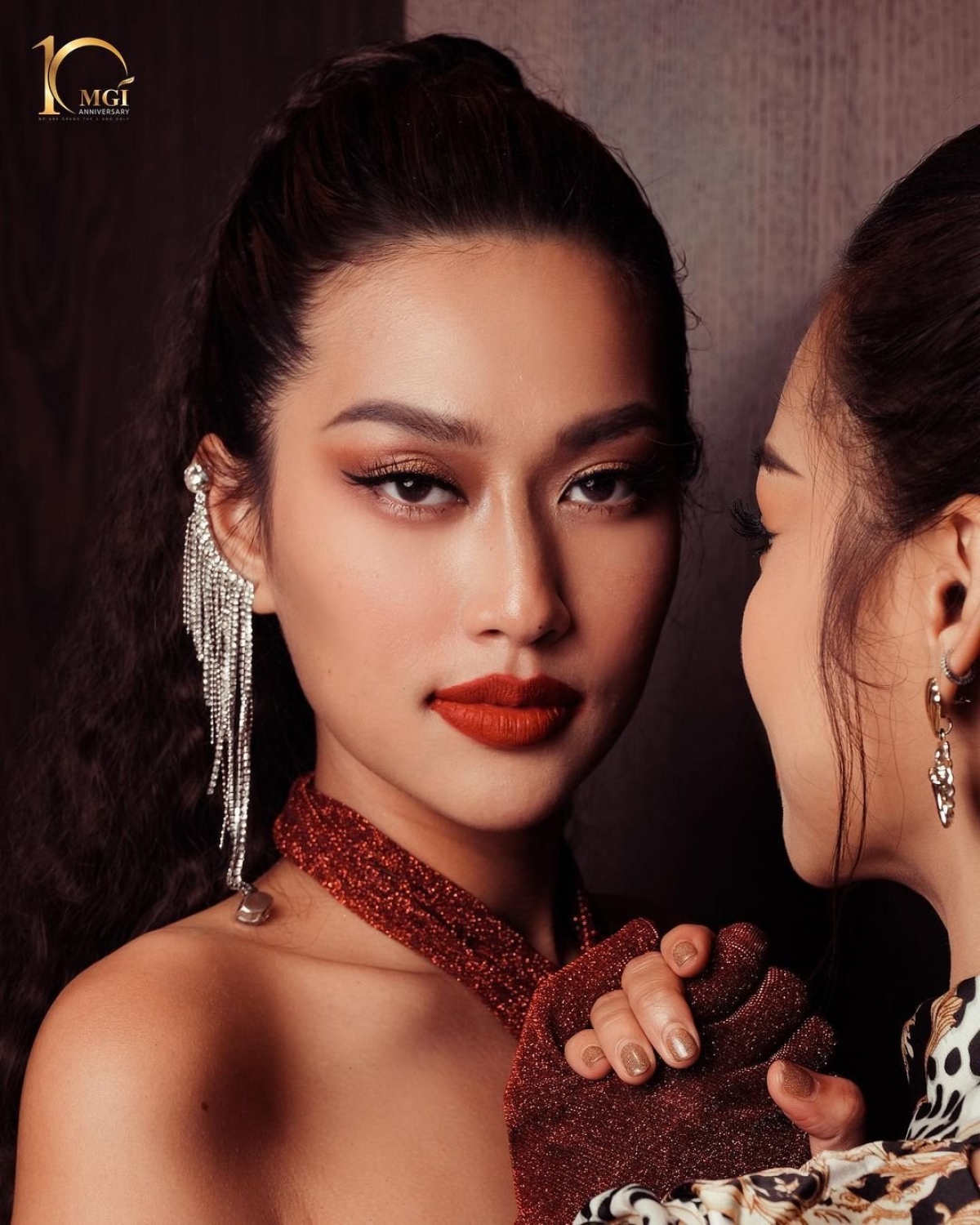 du bi che, Doan thien An van lot top 10 trinh dien ao tam dep nhat tai miss grand hinh anh 2