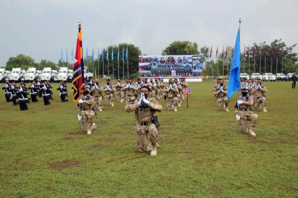 sau 3 năm, campuchia tiếp tục cử hơn 300 quân mũ nồi xanh sang mali và nam sudan hình ảnh 1 sau 3 nam, campuchia tiep tuc cu hon 300 quan mu noi xanh sang mali va nam sudan hinh anh 1