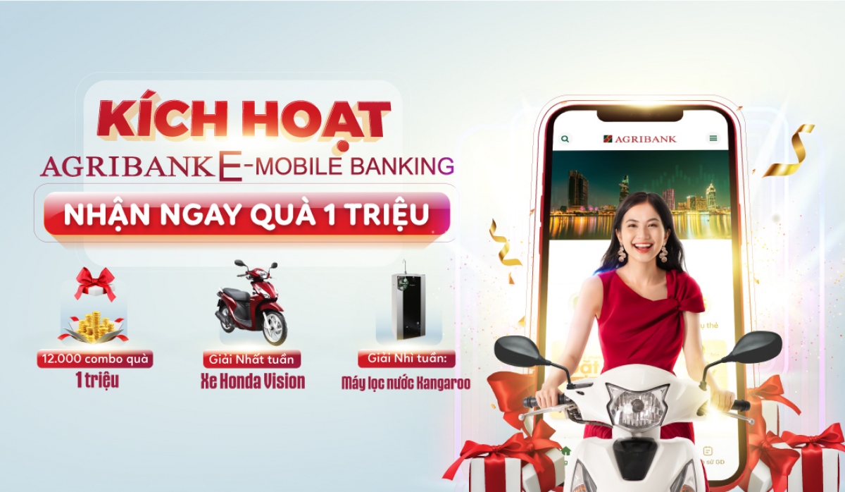  combo qua 1 trieu dong, nguoi dung hao hung mo tai khoan agribank e-mobile banking hinh anh 2
