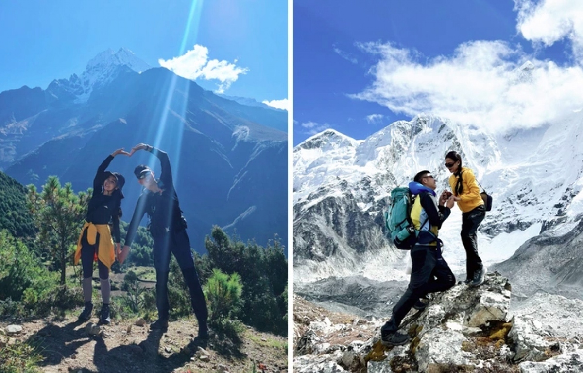 chuyen tinh lang man cua cap doi viet cau hon tren dinh everest hinh anh 6