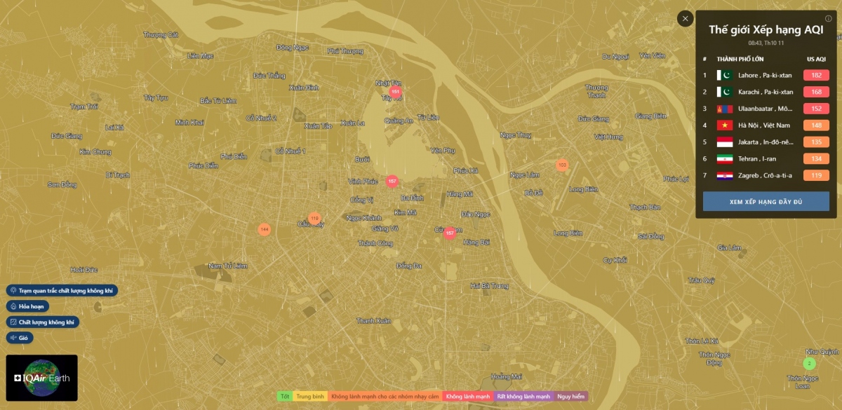 ha noi lai o nhiem khong khi o nguong rat xau hinh anh 2