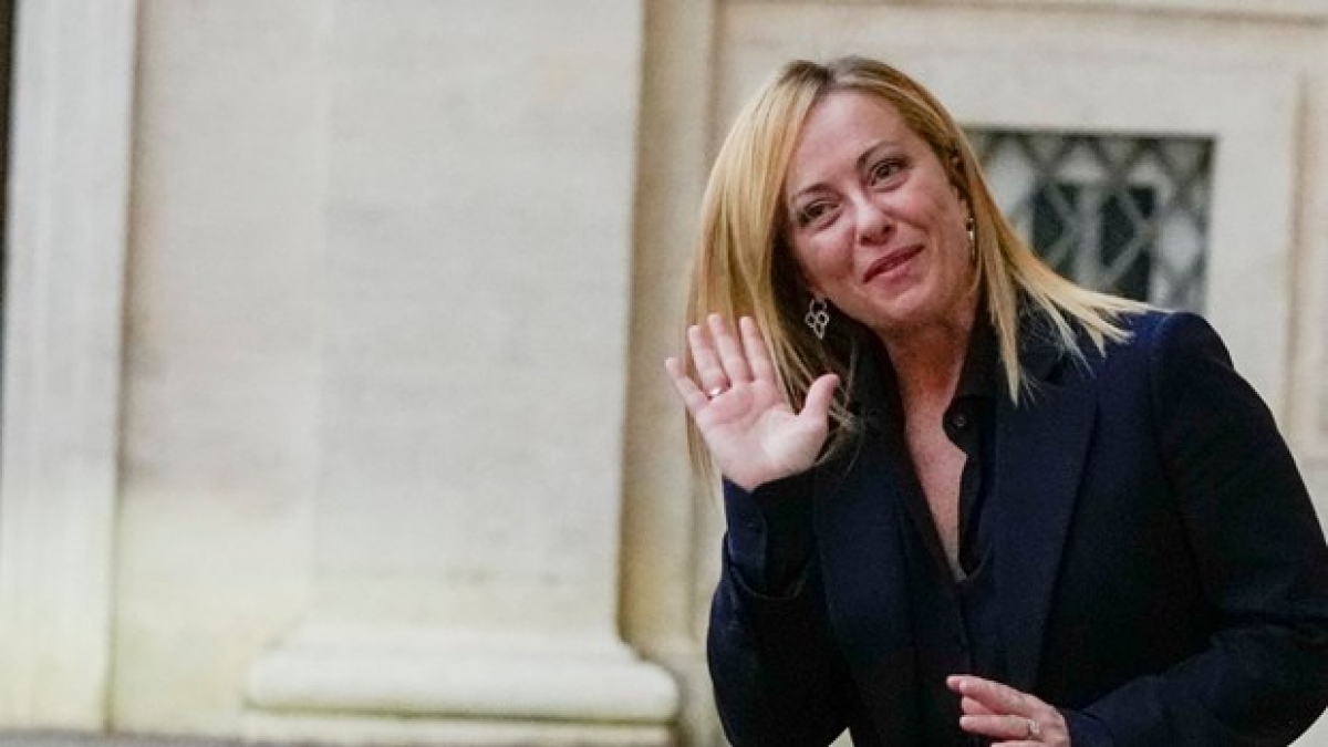 bà giorgia meloni trở thành nữ thủ tướng đầu tiên của italia hình ảnh 1 ba giorgia meloni tro thanh nu thu tuong dau tien cua italia hinh anh 1