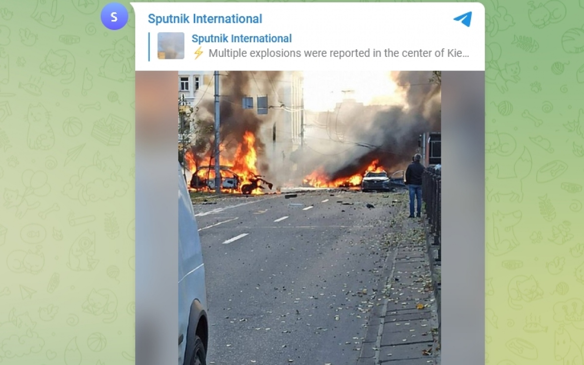 no lon o trung tam kiev, gan tru so co quan tinh bao ukraine hinh anh 1