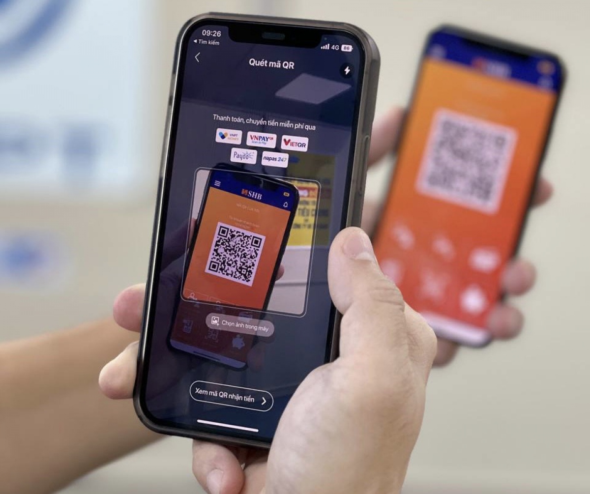 dùng vietqr trên vnpt money để chuyển, nhận tiền tới 36 ngân hàng trên hệ thống napas hình ảnh 1 dung vietqr tren vnpt money de chuyen, nhan tien toi 36 ngan hang tren he thong napas hinh anh 1