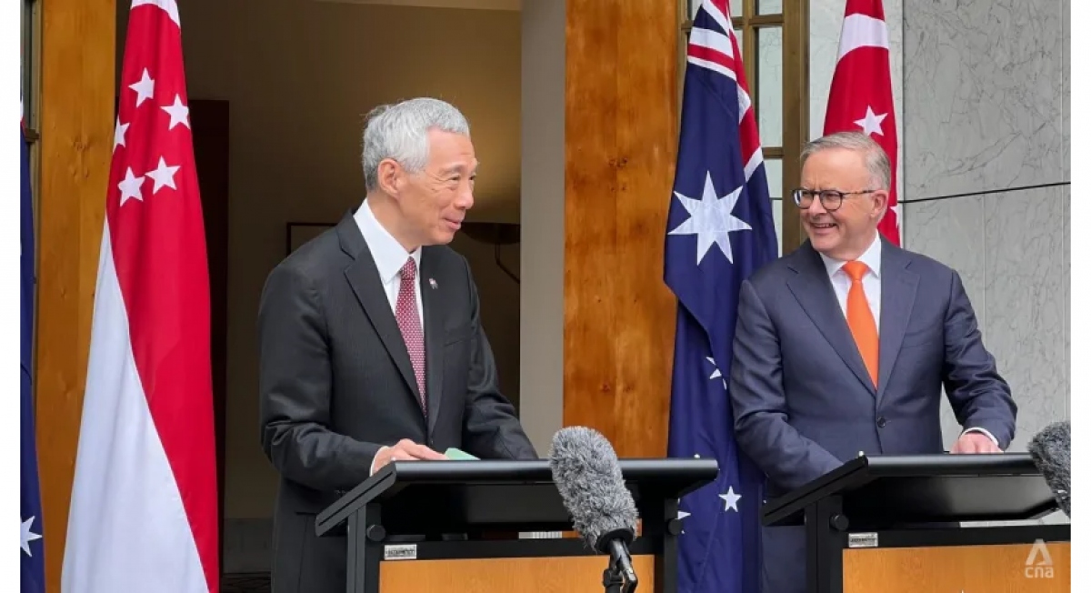 australia va singapore tai khang dinh cam ket duy tri hoa binh, on dinh o bien Dong hinh anh 1