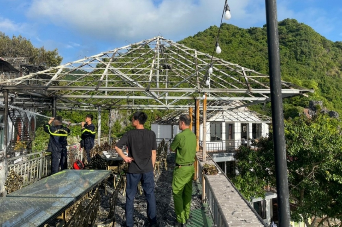 lua thieu rui mot homestay tren dao cat ba, hai phong hinh anh 2