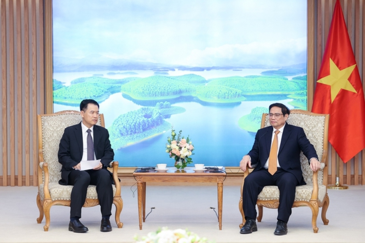 thu tuong pham minh chinh tiep bo truong cong thuong lao malaythong kommasith hinh anh 2