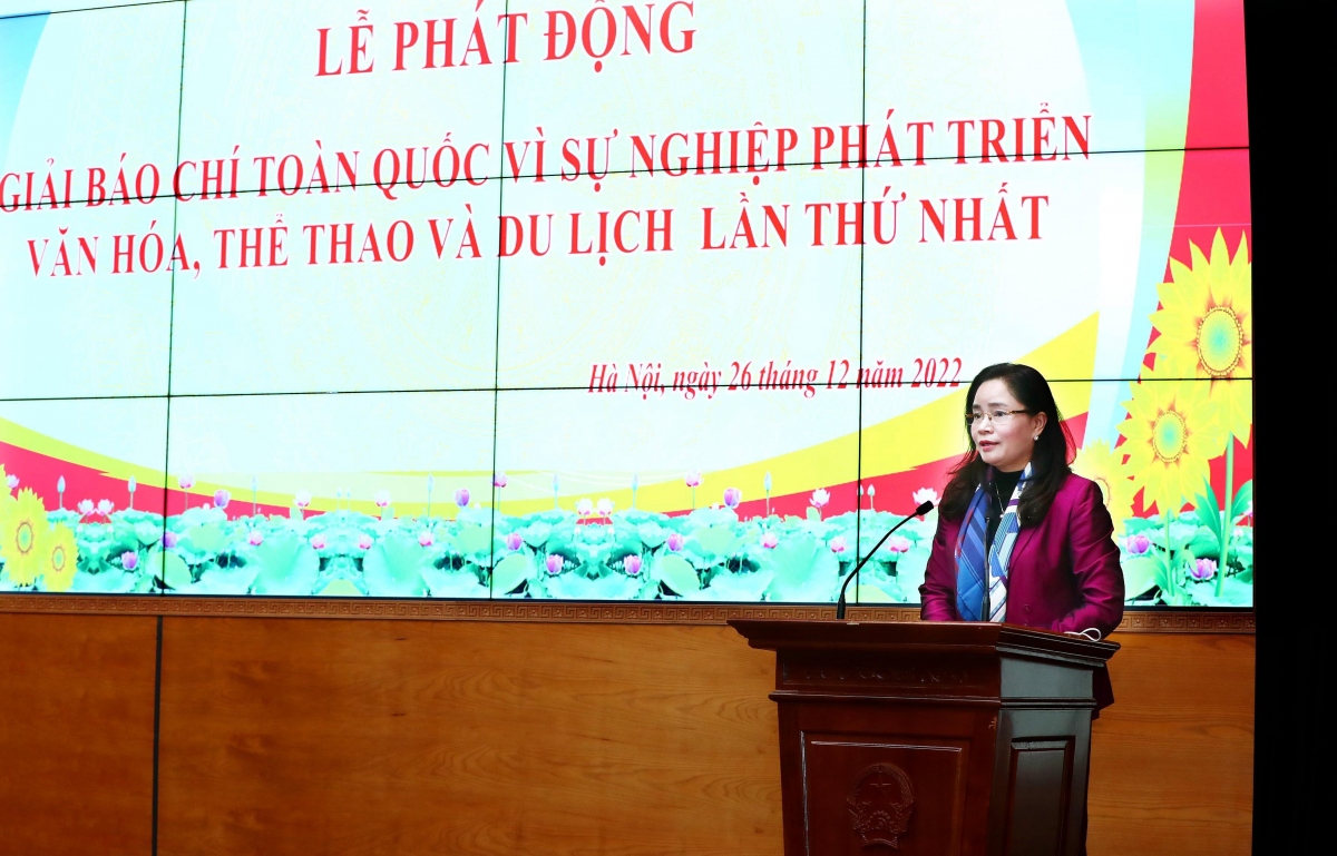 phát động giải báo chí toàn quốc về văn hóa, thể thao và du lịch hình ảnh 1 phat dong giai bao chi toan quoc ve van hoa, the thao va du lich hinh anh 1