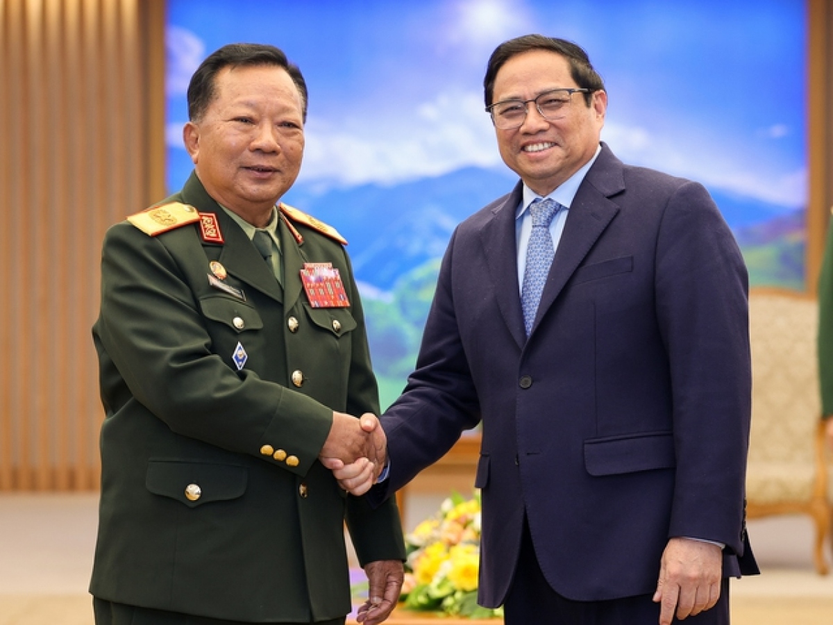 hợp tác quốc phòng là trụ cột quan trọng trong quan hệ việt - lào hình ảnh 1 hop tac quoc phong la tru cot quan trong trong quan he viet - lao hinh anh 1