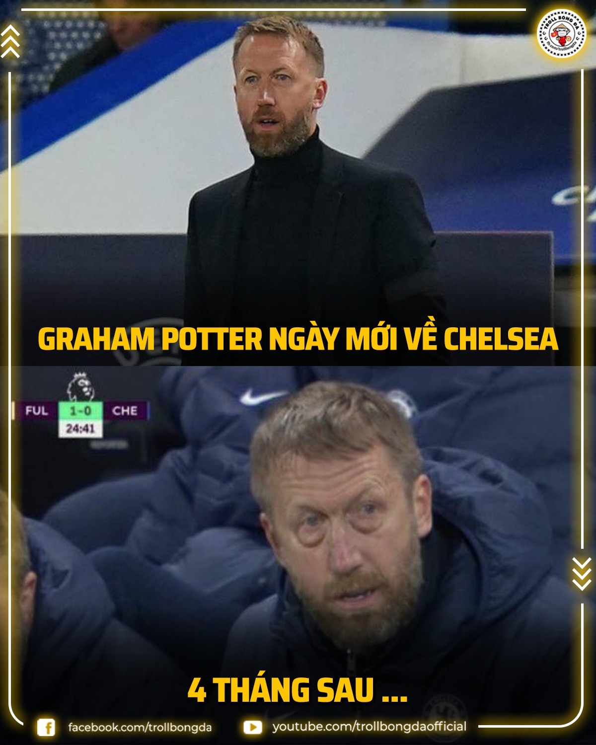 biếm họa 24h hlv potter già sọm sau 4 tháng dẫn dắt chelsea hình ảnh 1 biem hoa 24h hlv potter gia som sau 4 thang dan dat chelsea hinh anh 1