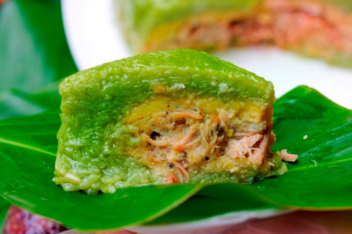 banh chung tet nhan la , cham chan co tien cung khong mua duoc hinh anh 2