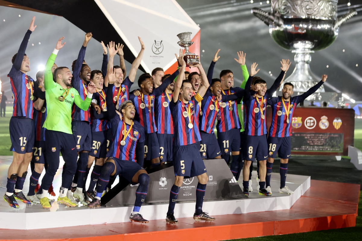 thắng thuyết phục real madrid, barca vô địch siêu cúp tây ban nha hình ảnh 1 thang thuyet phuc real madrid, barca vo dich sieu cup tay ban nha hinh anh 1
